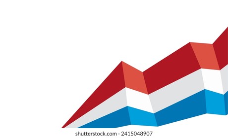 Stock vector icon background netherlands flag