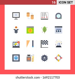 Stock Vector Icon Pack of 16 Line Signs and Symbols for farming; home; development; heating; fan Editable Pack of Creative Vector Design Elements