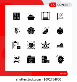 Paquete de iconos vectores estándar de 16 señales de línea y símbolos para la tabla; analítico; diversión; análisis; elementos de diseño de vectores editables de kindergarten