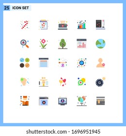 Stock-Vektorillustration-Icon-Packung mit 25 Line-Zeichen und -Symbolen für Blut; Wachstum; Brot; Absturz; Geschäftsmann Bearbeitbare Design-Elemente für Vektorillustrationen