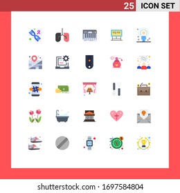 Stock Vector Icon Pack of 25 Line Signs and Symbols for person; human; midi; customer; score Editable Vector Design Elements