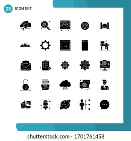 Stock Vector Icon Pack of 25 Line Signs and Symbols for navigation; gps; insect; define; picture Editable Vector Design Elements