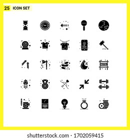 Paquete de 25 carteles y símbolos para la geografía; la tierra; flecha; bovino; elementos de diseño de vectores editables para niños