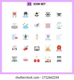 Stock Vector Icon Pack Of 25 Line Signs And Symbols For Medical; Appointment; Waste; Share; Database Editable Vector Design Elements