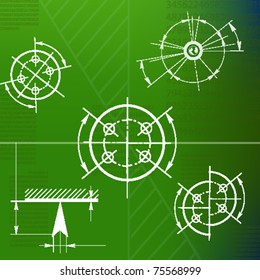 Stock Vector Illustration: abstract techno background. vector. EPS10