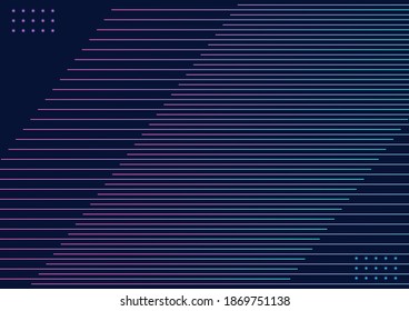stock vector illustration of abstract technology futuristic digital, sci-fi user interface concept with gradient dots and lines. artificial intelligence. abstract vector background.