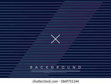 stock vector illustration of abstract technology futuristic digital, sci-fi user interface concept with gradient dots and lines. artificial intelligence. abstract vector background.