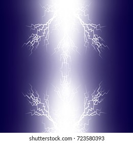 Stock vector illustration ball lightning a transparent background. Abstract plasma sphere. Electric discharge. EPS 10