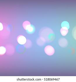 Stock vector illustration bokeh photo effect. Christmas light. Blurred New Year background. Many lights. Bokeh photos effects. EPS 10