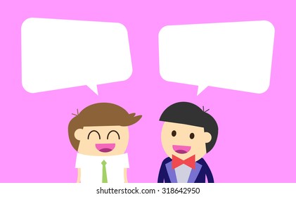 
Stock Vector Illustration:
businessman Share Idea. cartoon flat design. Business plan concept. Vector illustration. two business man black background. team teamwork.Brainstorming. fix the problem.
