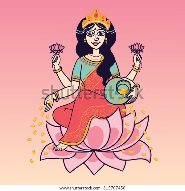 Stock Vector Illustration Cartoon Vector Indian Stock Vector (Royalty