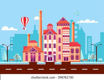 1,095 English village vector Images, Stock Photos & Vectors | Shutterstock