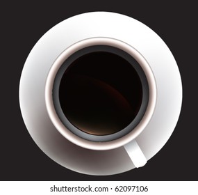 Stock vector illustration of cup of coffee