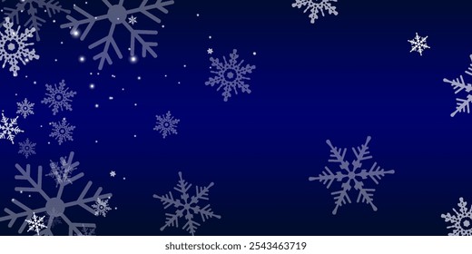 Ilustração de vetor de estoque queda de neve. Flocos de neve, queda de neve Fundo transparente. Queda de neve.	