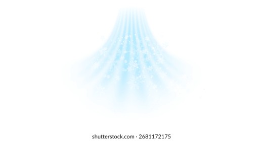 Stock vector illustration falling snow. Snowflakes, snowfall. Transparent background. Fall of snow.