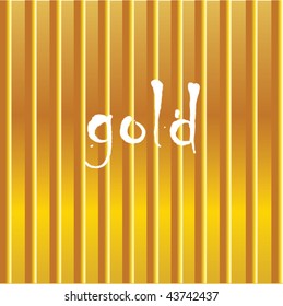 Stock vector illustration gold background