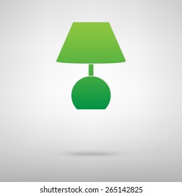 Stock Vector Illustration: Lamp icon