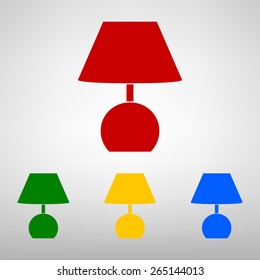 Stock Vector Illustration: Lamp icon