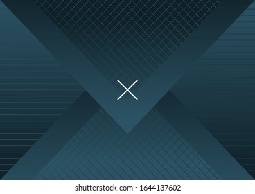 ilustración vectorial del fondo del concepto triangular moderno. gradiente y líneas. fondo vectorial abstracto.