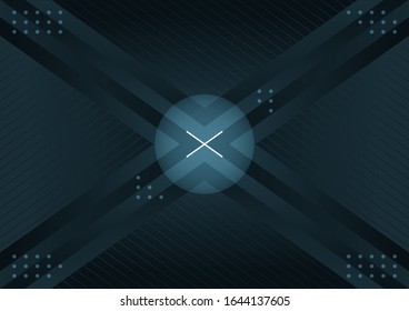 ilustración vectorial del fondo del concepto triangular moderno. gradiente y líneas. fondo vectorial abstracto.