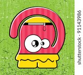 Stock Vector Illustration: Monster