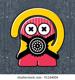 Stock Vector Illustration: Monster