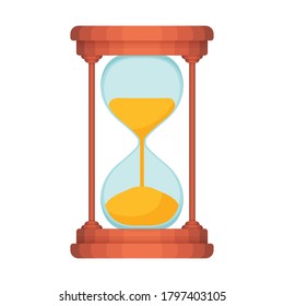 Hourglass Cartoon Vector Illustration Stock Vector (Royalty Free ...