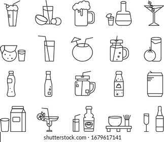 Stockillustration einer Vektorillustration aus Flaschen und anderen Behältnissen/Flaschenset und andere Behältnisse/Stockillustration Vektorillustration