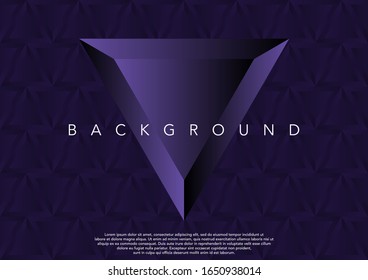 stock vector illustration of triangle modern purple concept with comet background. gradient and lines. abstract vector background.