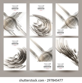 Stock Vector Illustration:
Vector web and mobile interface template. Corporate website design. Abstract vector brochure, Web sites, page. Silver abstract element