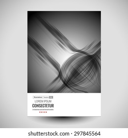 Stock Vector Illustration:
Vector web and mobile interface template. Corporate website design. Abstract vector brochure, Web sites, page. Silver abstract element