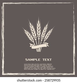 Stock Vector Illustration: wheat
