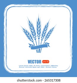 Stock Vector Illustration: wheat