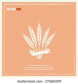 Stock Vector Illustration: wheat