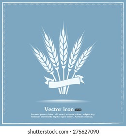 Stock Vector Illustration of wheat