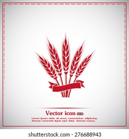 Stock Vector Illustration: wheat