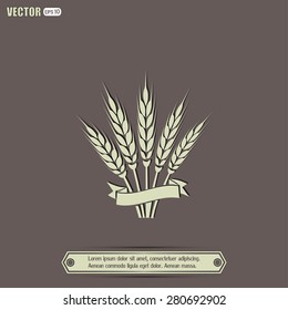 Stock Vector Illustration: wheat