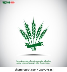 Stock Vector Illustration: wheat