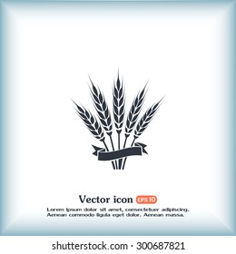 Stock Vector Illustration: wheat