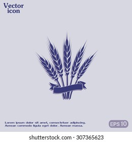 Stock Vector Illustration: wheat