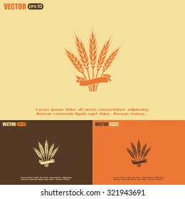Stock Vector Illustration: wheat