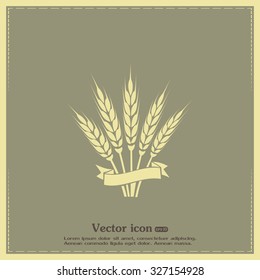 Stock Vector Illustration: wheat