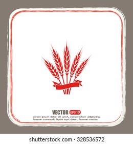 Stock Vector Illustration: wheat