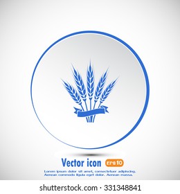 Stock Vector Illustration: wheat