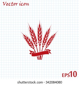 Stock Vector Illustration: wheat