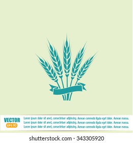 Stock Vector Illustration: wheat