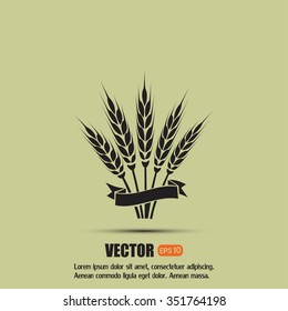 Stock Vector Illustration: wheat