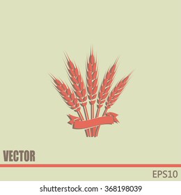 Stock Vector Illustration: wheat