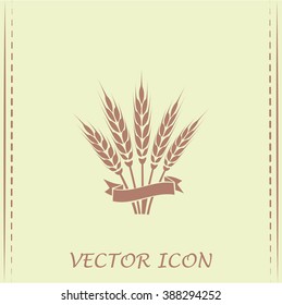 Stock Vector Illustration: wheat