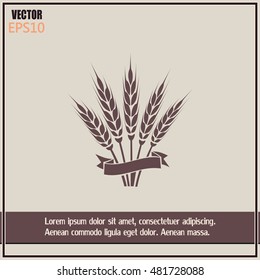Stock Vector Illustration: wheat